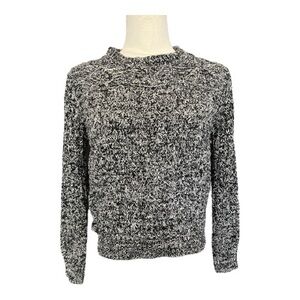 ✨ EUC FOREVER 21 Black & White Knit Pullover Sweater | Women’s Sz S